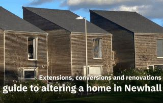 Newhall design guide, shwoing houses in Rose Crescent, Newhall.