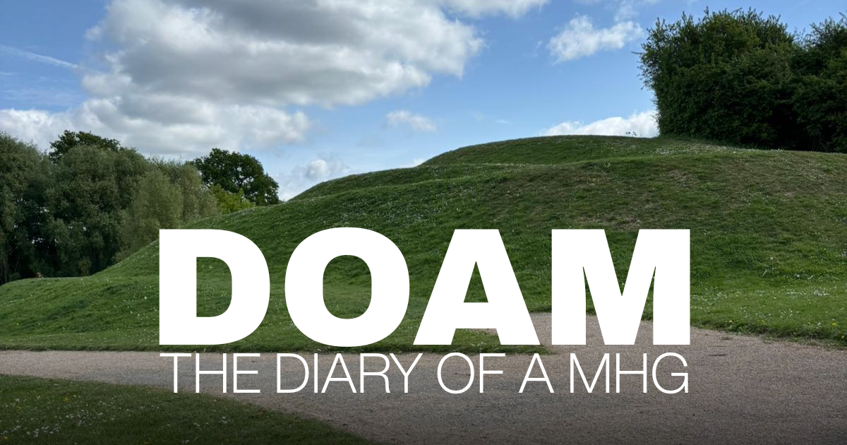 Picture of the Mound, affectionately known as Tellytubby Hill, on Great Auger Green.