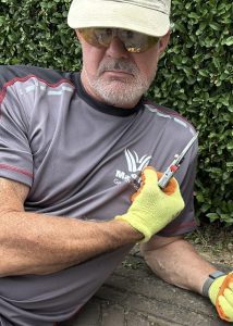 Photograph of one of our new Gardeners - Jeff.